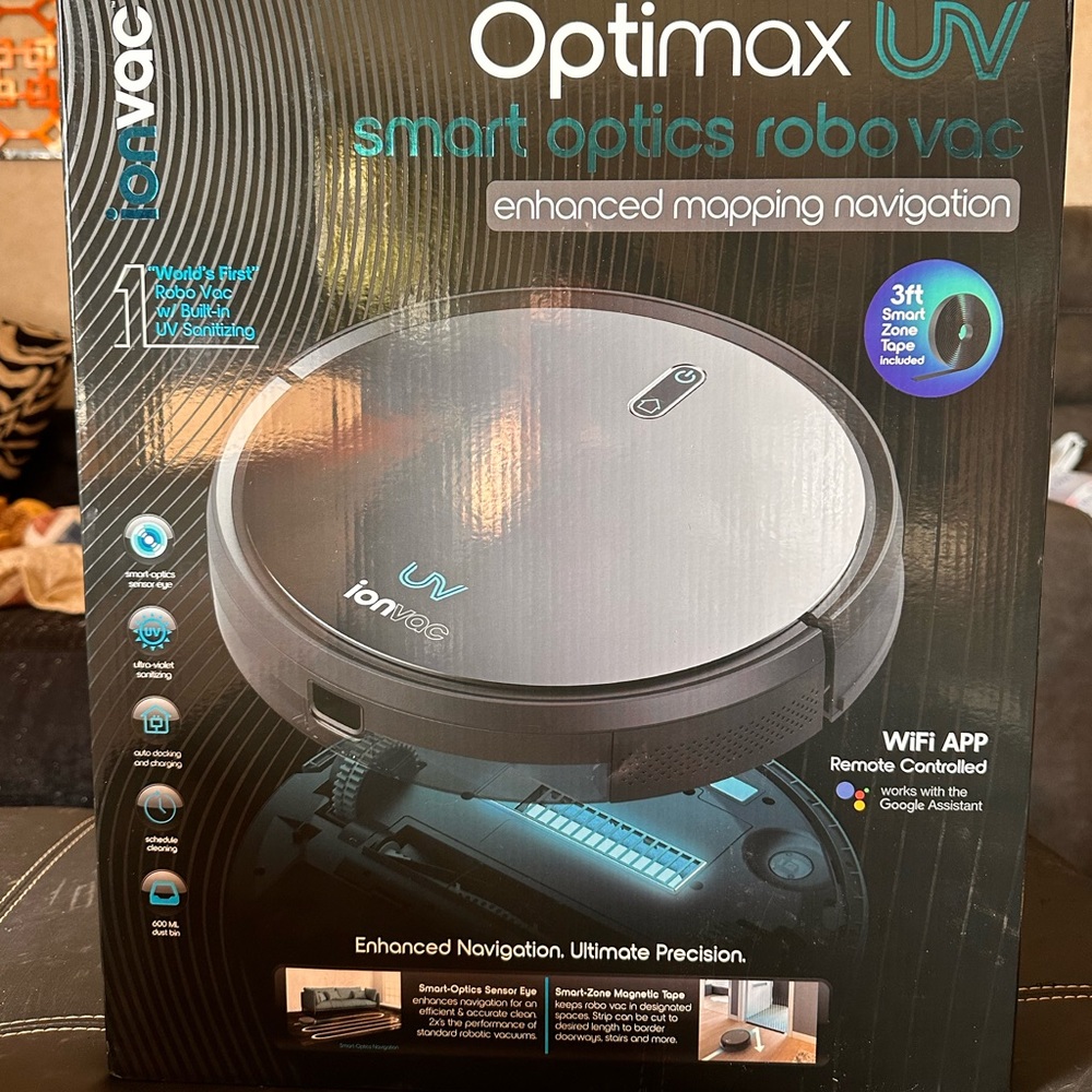 Optimax uv smart optics robot vac